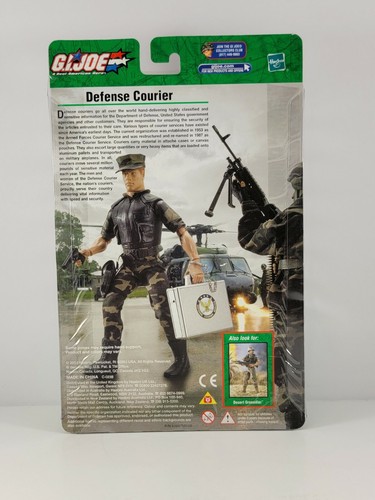 GI Joe Defense Courier Action Figure 2003 Hasbro - Picture 2 of 2