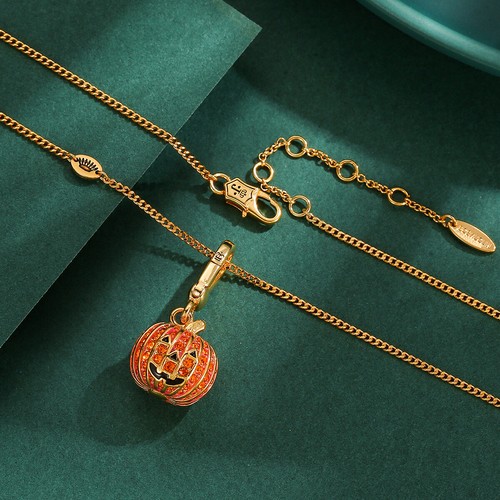 Juicy Couture Diamond Orange Jacko 'lantern Pendant Necklace Pendant