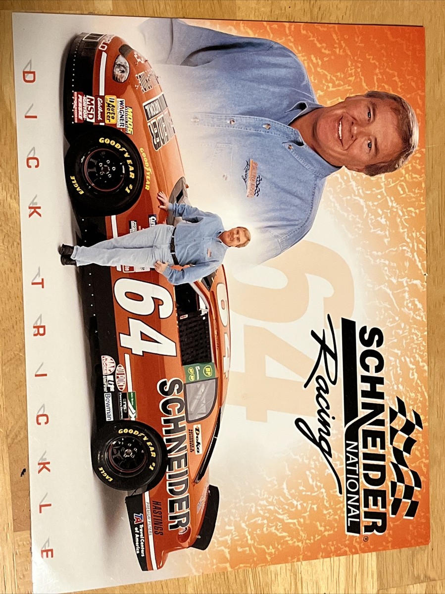 NASCAR Collectors Poster Card #64 Dick Trickle 7X9 | eBay