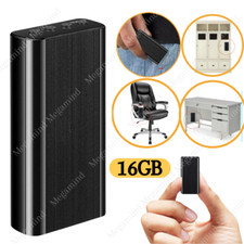 240 Hr Spy Mini MP3 Digital Voice Activated Recorder 16GB Audio Recording Device