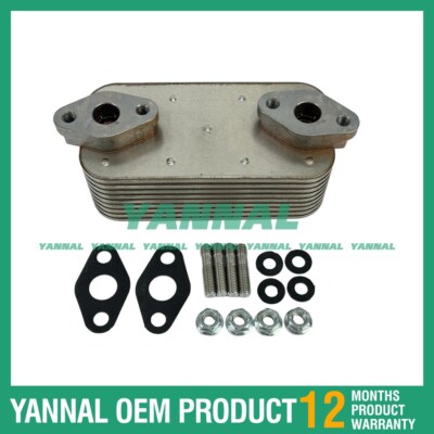 NEW 225-6817 OIL COOLER FOR CAT C4.4 3054E 3054C 2256817 9 PLATE