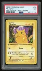 1999 Pokemon 1st Edition Shadowless Red Cheeks Pikachu # 58 PSA 7
