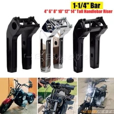 1-1/4" Club Style Handlebar Riser For Harley Softail Dyna Sportster Touring King
