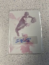 2017 Leaf Metal Draft Drew Ellis One Of One Magenta Printing Plate Auto 1/1