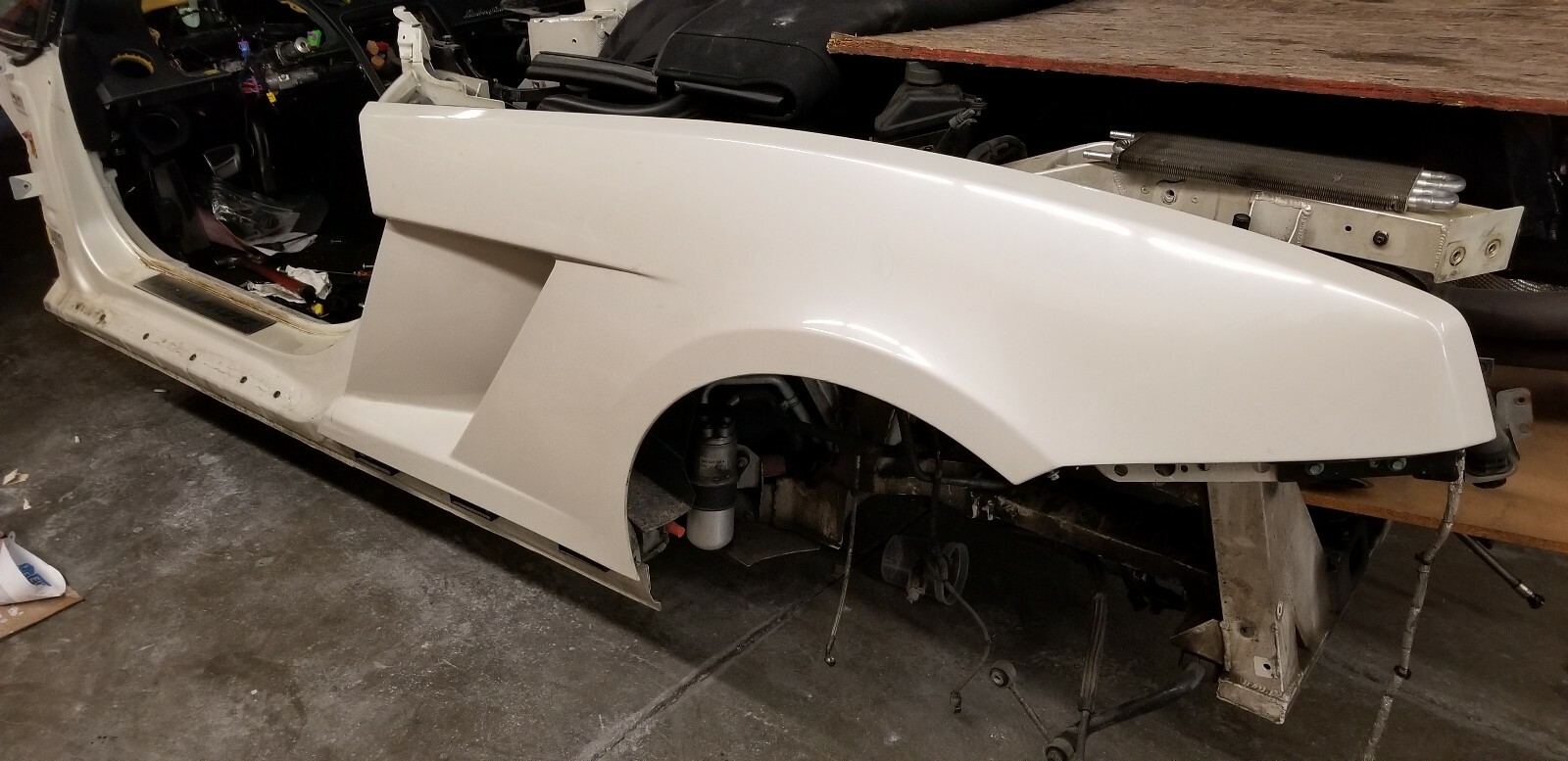 LAMBORGHINI GALLARDO SPYDER DRIVER LEFT SIDE QUARTER PANEL REAR OEM 407809603