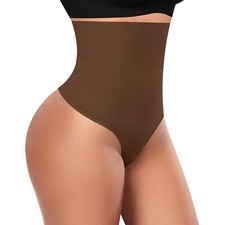 Thong Shapewear Tummy Control Shaper Underwear for Women Seamless Compression...