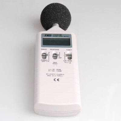 TES-1351B Schallpegelmesser Geräuschtester 35-100dB 0,1dB AUX-AUSGANGSBUCHSEN