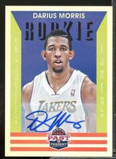 Darius Morris Rookie Card 2012-13 Panini Past and Present Signatures #189 