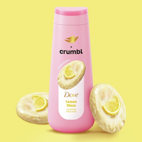 Colomba Crumbl Liquido Idratante Lavaggio Corpo Smalto al Limone, 20 oz - Foto 2 di 2