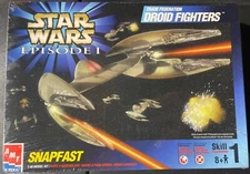 AMT Trade Federation Droid Fighters Star Wars Episode I 1/48 Snap FS NEW Model