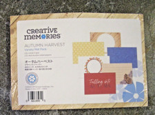 CREATIVE MEMORIES AUTUMN HARVEST Variety Mat Pack 24 mats - NEW 2023 NLA