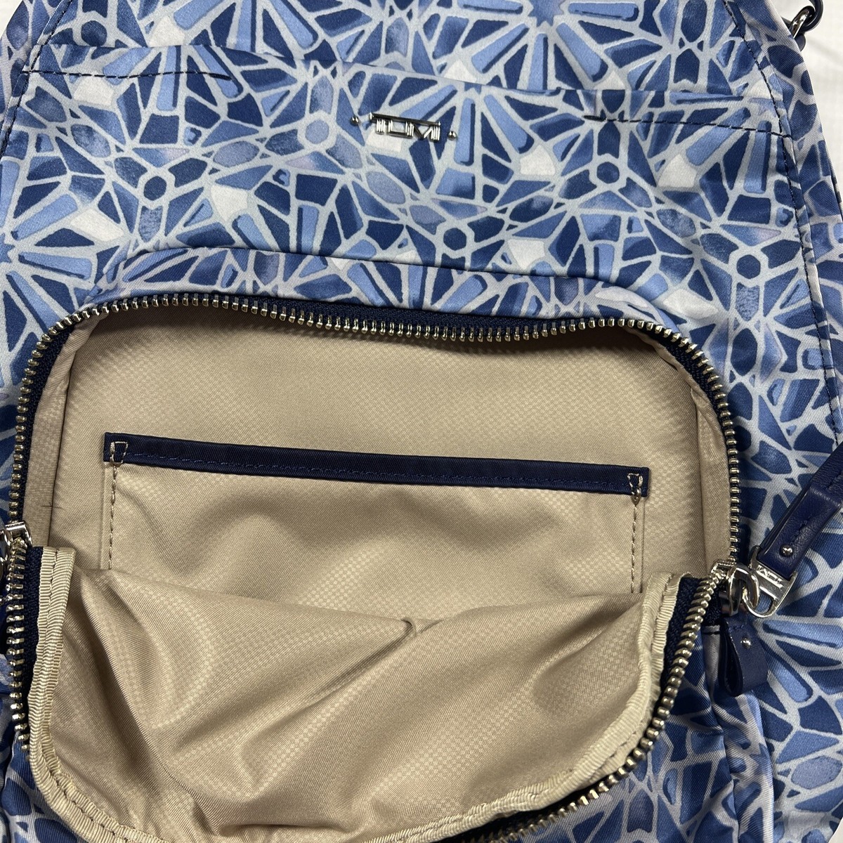 Light Blue Nylon Tumi Voyageur Brive Sling Backpack | eBay