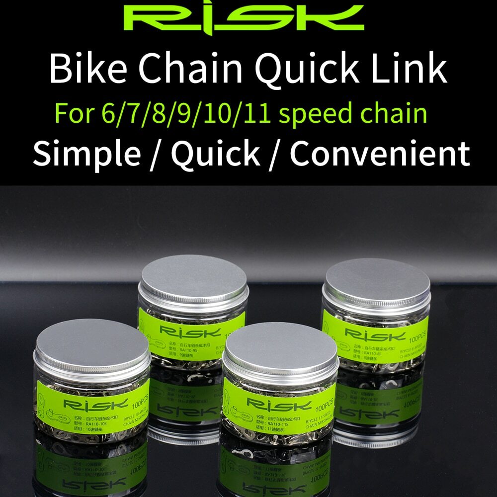 GIAK Bicycle Chain Mountain Bike Chain 10 Pairs Quick Release Chain 6-7