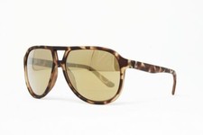 Champion CU5134-C03 Men's Aviator Sunglasses Matte Tortoise 58mm Gold Lens NWT