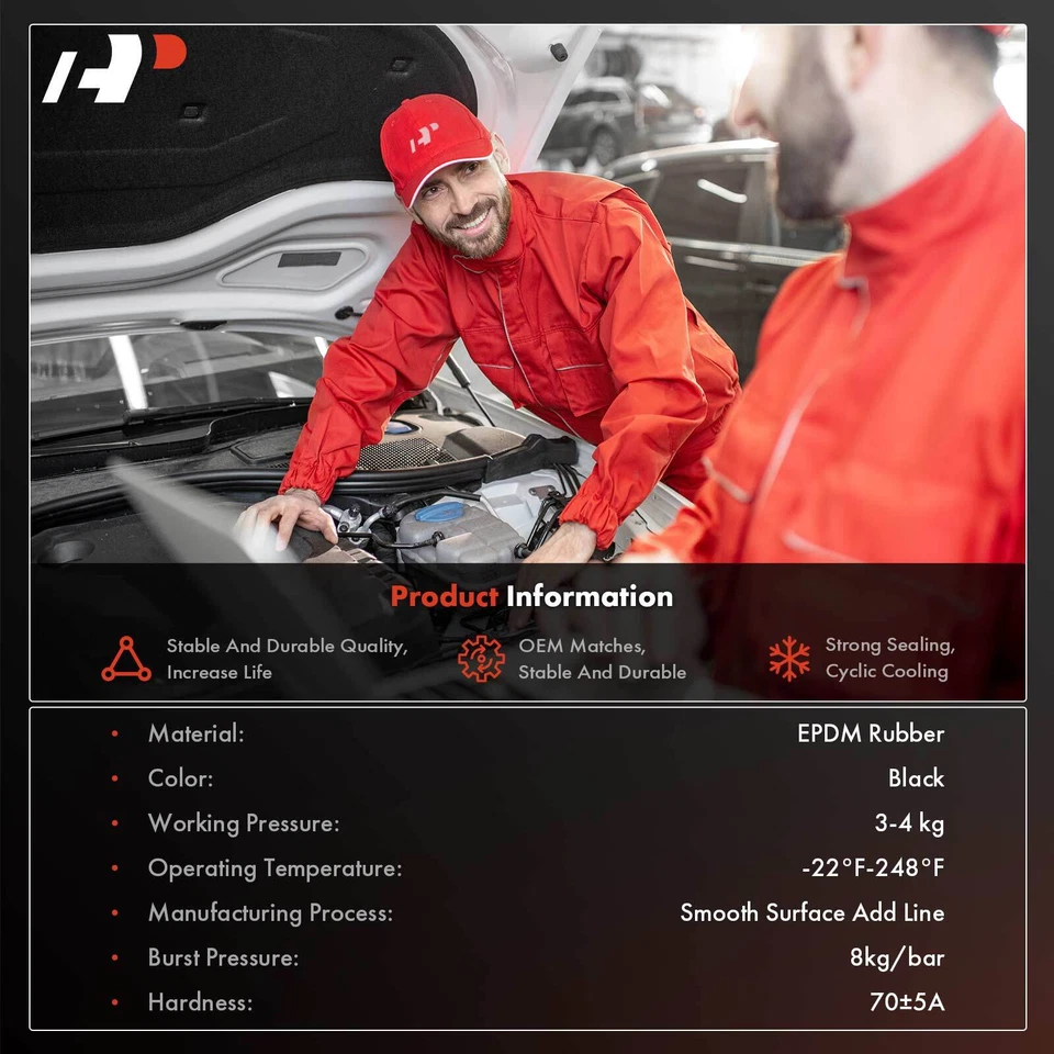 Manguera de refrigerante de radiador A-Premium para BMW 320i xDrive 328i xDrive 428i Gran Coupé Foto 4 de 4