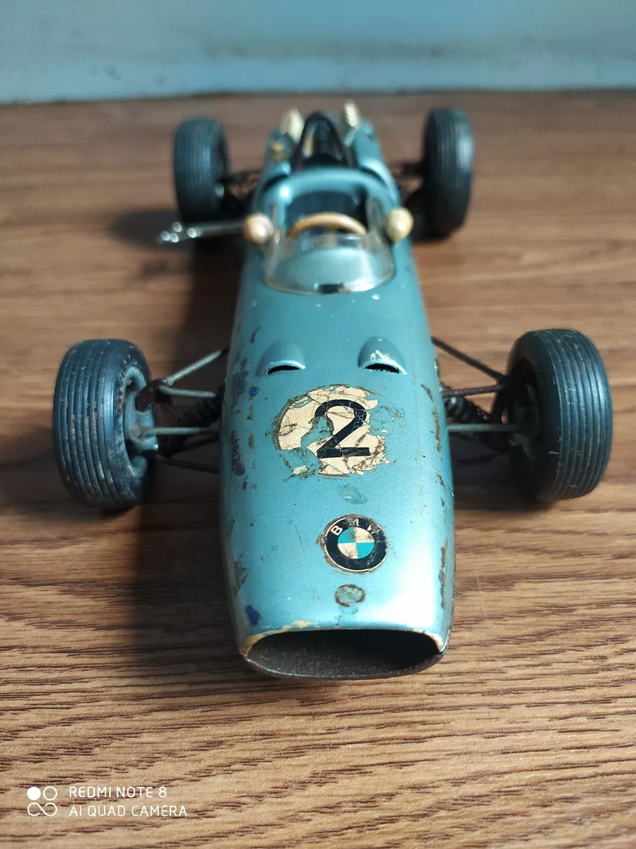 Rare vintage wind up Schuco BMW Formula 2 toy car made in Germany working order.