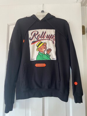 Original Fables OGF Big Bamboo Classic Roll Up Hoodie Sweatshirt size M-Perfect