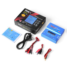 iMax B6 AC Li-Po Li-Fe Balance Charger Discharger RC Battery Dual Power UK Plug