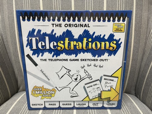 USAOPOLY Telestrations Original 8 Player | Family Board Game | A Fun Family Game - Bild 1 von 2
