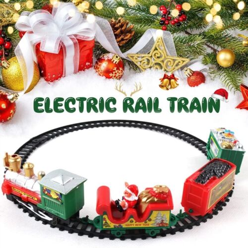 Christmas Electric Train Set for Children Electric Train Set Party Decoration - Afbeelding 1 van 10