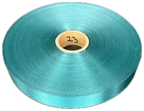 Satin Ribbon 1 inch wide (25mm) 200 yards long rolls all colors blue green red - Picture 9 of 85