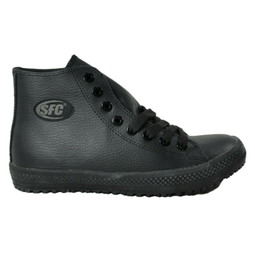 Neu Shoes For Crews Old School rutschfestes Leder 6056 schwarz Herren 4,5 Wmn 6  - Bild 1 von 10