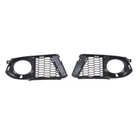 Fit for 05-10 BMW 3-Series E92 E93 M Front Bumper Fog Light Grille Cover w/ Hole