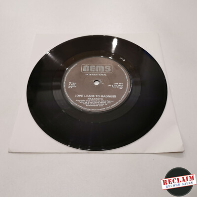 nazareth love leads to madness 7'' vinyl record very good condition