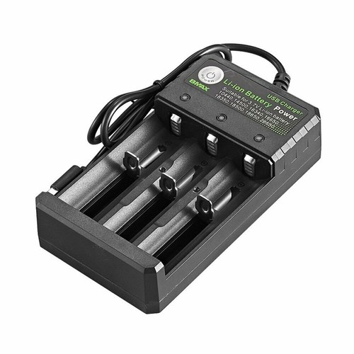 3 Slots Smart Battery Charger LED Display for 3.7V Rechargeable 18650 Batteries - Picture 12 of 12