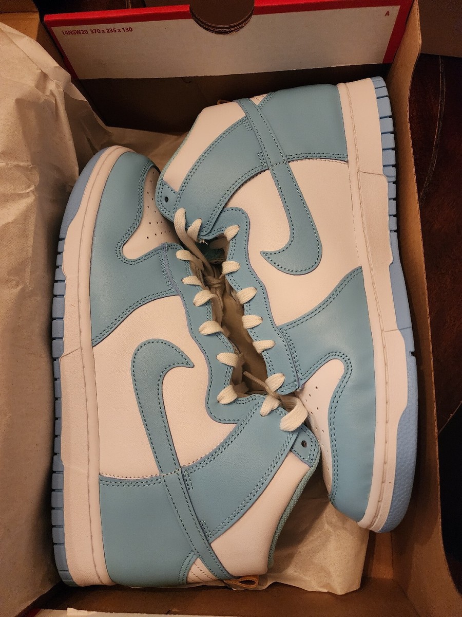 NIKE Dunk High Retro DD1399-401 Blue Chill White Amarillo