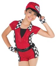 A WISH COME TRUE- ADORABLE "SPEED RACER" COSTUME -SIZE INTERMEDIATE SMALL CHILD
