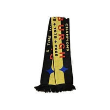 COMMEMORATIVE 5 TIME CHAMPION Pittsburgh Steelers Knit Scarf 48" X 6"