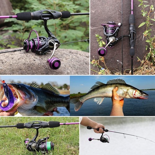 Sougayilang Fishing Rod, Ultralight Sensitive 2 Pieces Trout Spinning Rod, St... - Picture 8 of 8