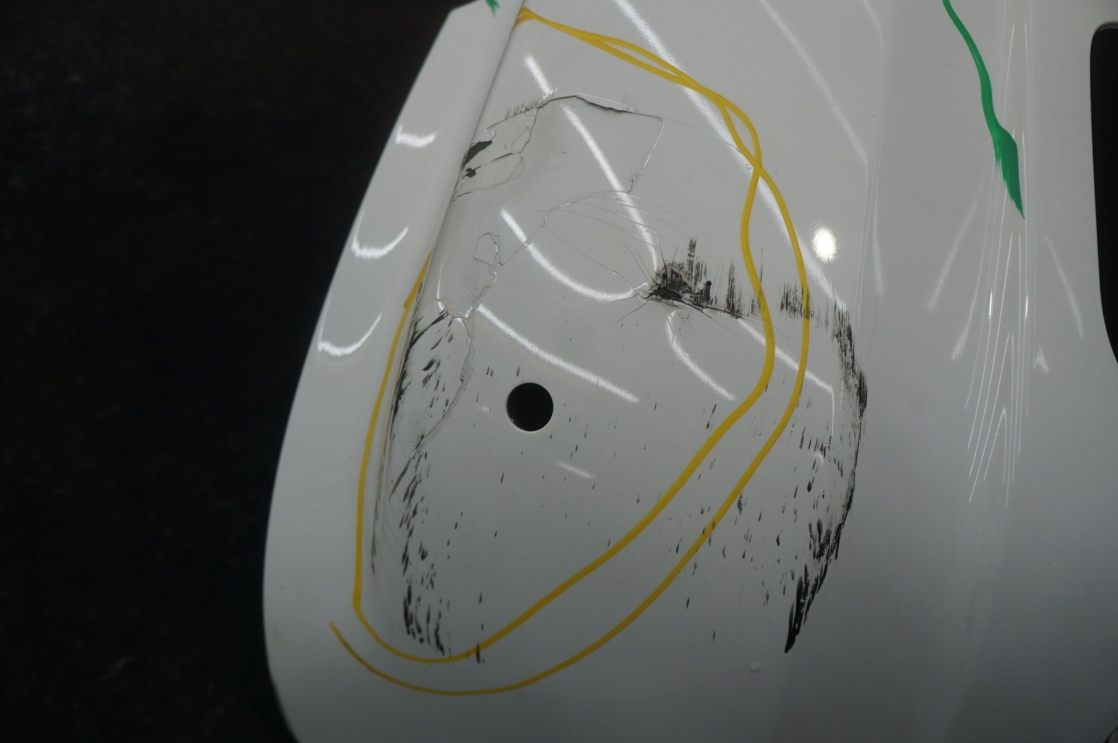 Rear Bumper Cover White OEM 51117242695 Rolls Royce Ghost Series I 09-14 *Note*