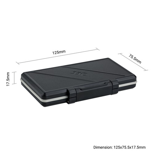 JJC Memory Card Case box Holder for 12 SD SDXC SDHC + 12 CFexpress Type A Cards - Picture 8 of 12