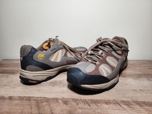 Zapatos de senderismo Timberland Gore-Tex para hombre marrones gris con cordones talla 10,5M - Imagen 3 de 11