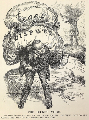 The Pocket Atlas Coal Dispute words of Prime Minister Punch cartoon print 1926 - Picture 3 of 3