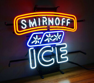 SMIRNOFF ICE スミルノフ アイス 電飾看板 照明 壁掛用 Smirnoff Ice Neon Light Sign 24