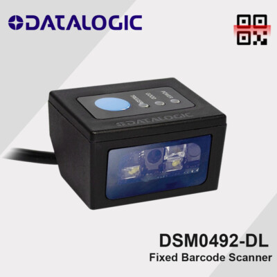 Datalogic DSM0492-DL Fixed Barcode Scanner Ultra-Rugged 1D 2D QR Barcode Reader