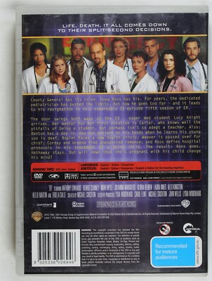 【中古】「非常に良い」Er: Complete Fifth Season [DVD] [Import] ER - The Complete Fifth Season (DVD, 2006, 6-Disc Set) for sale