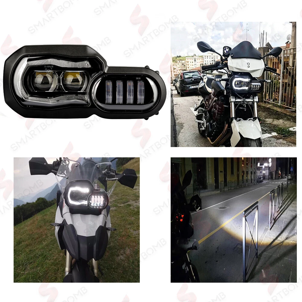 HEADLIGHT FARO LED BMW F650 GS F700GS F800GS & ADV F800R PLUG&PLAY  OMOLOGATO