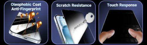 1X/2X Für Samsung Galaxy S25 Ultra S24-S22 Auto Alignment Privacy Hartfolie - Bild 7 von 8