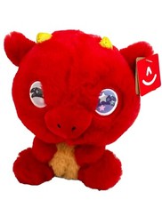 Blinkies Plush Dragon with Lenticular Eyes by Aurora 7-Inch NEW 