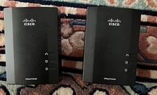 Cisco Linksys Powerline AV 1 Ethernet Network Adapter Kit PLE400 - 1 PAIR SETS