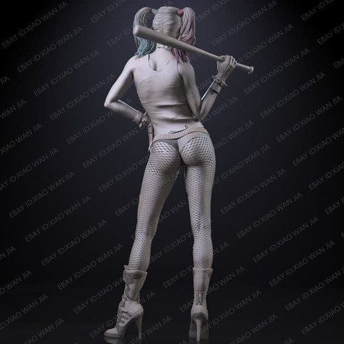 1/24 Scale Resin Figure Model Kit Sexy NSFW Joker Girl Unpainted Unassembled - Picture 2 of 6