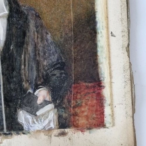 George Raphael Ward Portrait Miniature Rev. W. Frederick Wickham For Restoration - Picture 5 of 10