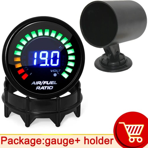 Medidor digital de relación de combustible de aire boost sensor de oxígeno O2 banda estrecha controlador AFR - Imagen 25 de 30