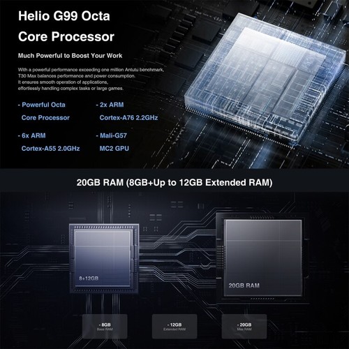 Doogee T30 Max 4G Dual Sim 12,4"IPS (8+12)/512 GB 20MP 10800mAh Tablet ByFedEx - Bild 5 von 8