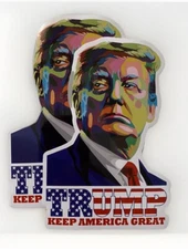 Trump Sticker Trump Decal BOGO  America Great Trump 2024 MAGA sticker USA Decal