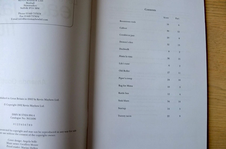 AMANDA OOSTHUIZEN LET'S PLAY EASY JAZZ FLUTE +PIANO SHEET MUSIC BOOK (1993) - Image 3 of 4